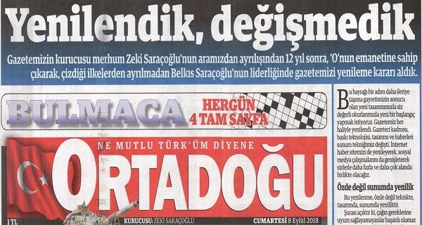 Haber | Ortadoğu gazetesi: “Hiç kimse cinsiyeti ya da cinsel tercihleri nedeniyle aşağılanmayacak”