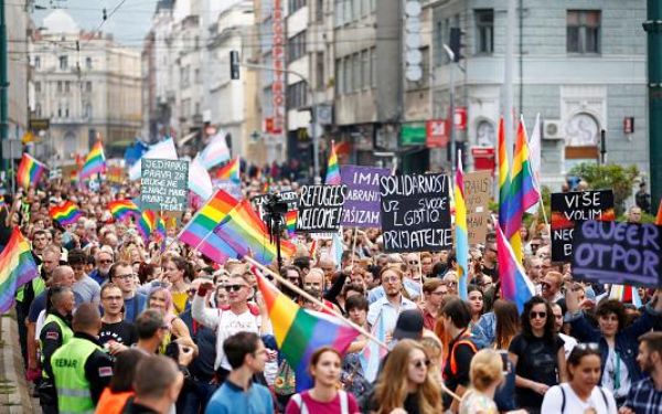 Haber | SARAYBOSNA’NIN İLK LGBTİ+ YÜRÜYÜŞÜ OLAYSIZ GEÇTİ
